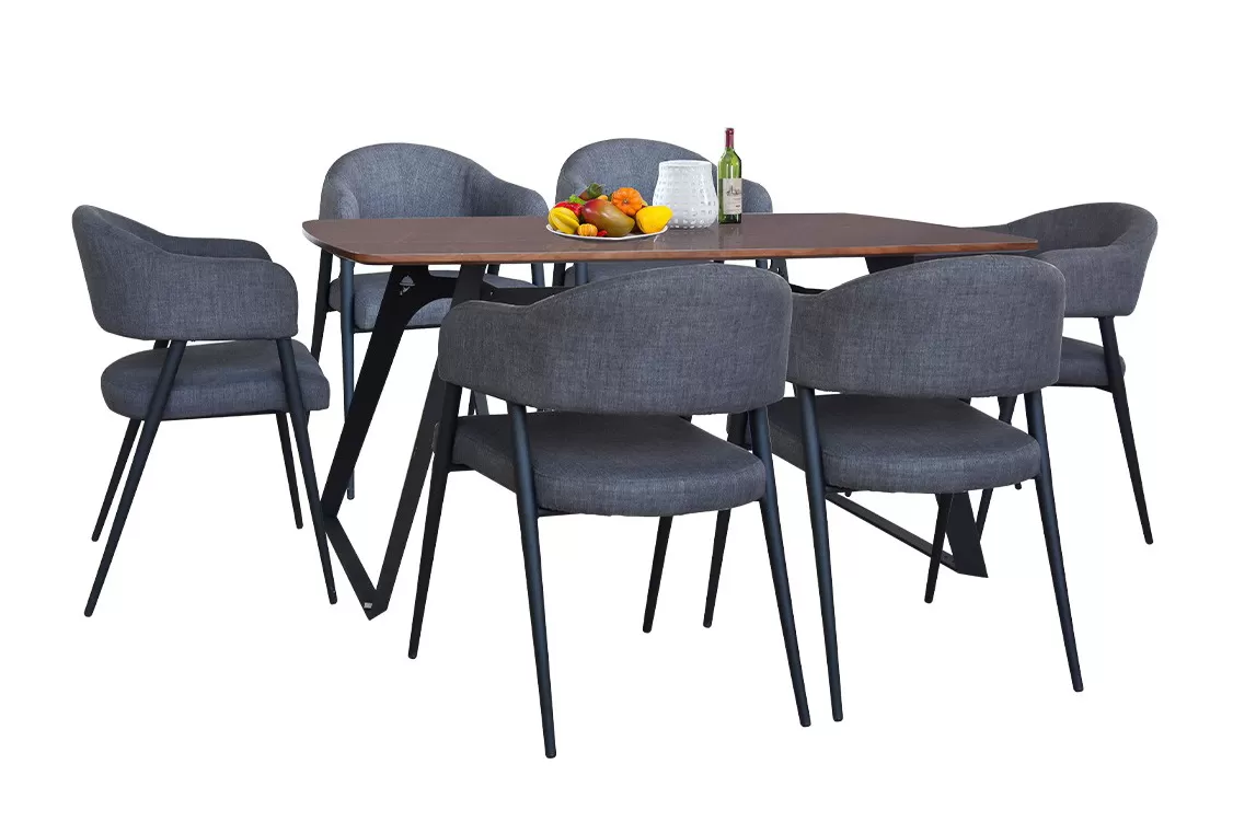 BÀN GHẾ ĂN KHUNG THÉP